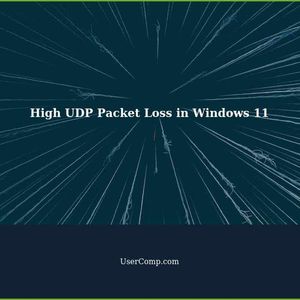 High UDP Packet Loss in Windows 11 but Not Ubuntu