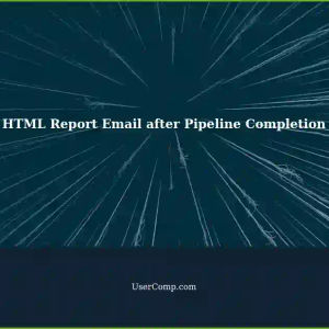 Sending HTML Report via Email after Release Pipeline Completion