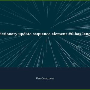 i got ValueError: dictionary update sequence element #0 has length 1; 2 is required while programming a chat bot