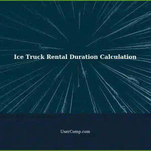 Calculating Duration Between Two Milestones in Tech Support: Ice Truck Rentals