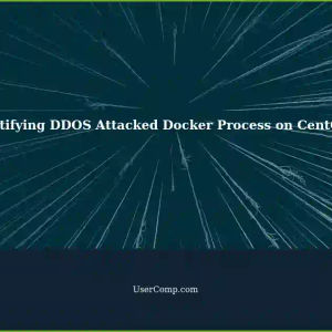 Identifying DDOS Attacked Docker Process on CentOS 7 TellIP Server