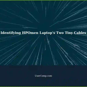 Identifying the Function of Two Tiny Cables on an HPOmen Laptop