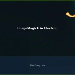 Using ImageMagick with Electron and Python