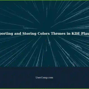 Managing Colors Files in KDE Plasma: Importing and Storing Themes