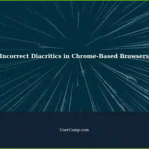 Chrome-Based Browsers Display Diacritics Incorrectly on Websites: A Comparison with Firefox, Opera, Thorium, and Vivaldi