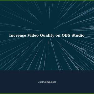 Increasing Video Quality Recording on OBS Studio