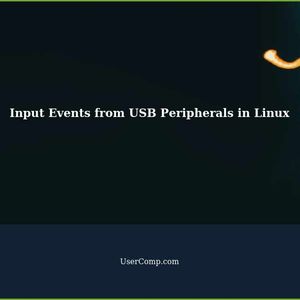 Where are input events from non-mouse/keyboard USB peripherals sent in Linux?