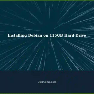 Installing Debian on a 115GB Hard Drive: A Portable Linux Environment