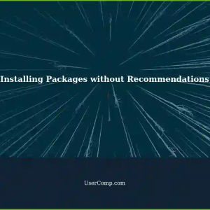 Installing Specific Packages without Recommended Ones using apt