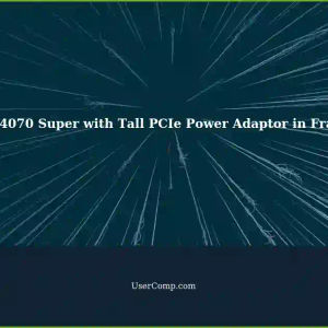 Can't Install RTX 4070 Super GPU in Fractal Terracase due to Tall PCIe Power Adaptor?