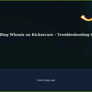 Issues installing Whonix on top of Kicksecure