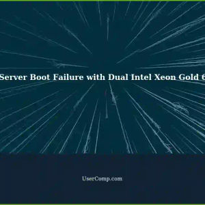 Intel S2600WF Server with Two Intel Xeon Gold 6148 Processors Not Booting: Memory Initialization Issue