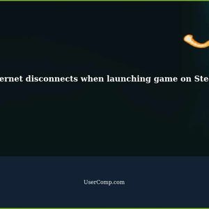 Why does my internet disconnect everytime I launch a game on Steam?