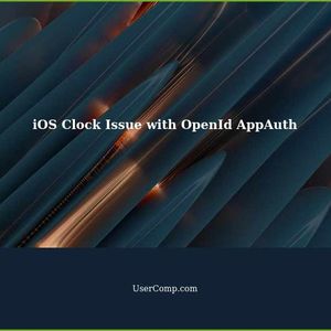 iOS Clock is Wrong When App is Backgrounded Using OpenId AppAuth