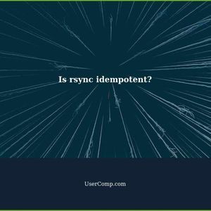 Is rsync idempotent? - Tech Support