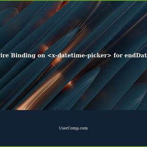 Issue with Livewire Binding on <x-datetime-picker> for endDate Property #839