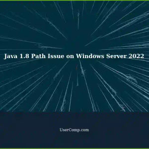Java 1.8 Path Not Executed on Windows Server 2022 Datacenter after Installing Java 17