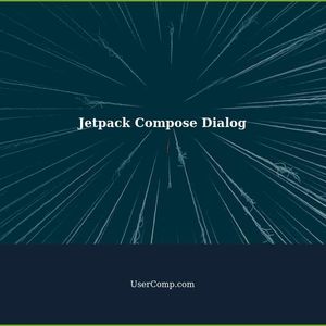 Get Started with Jetpack Compose: Add Variable Dialog