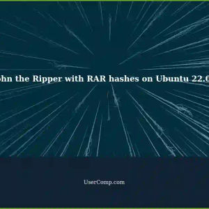 Setting up John the Ripper with RAR hashes in Ubuntu 22.04 LTS