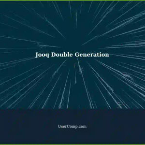 Get Jooq to Generate Double Instead of BigDecimal for Specific Data Types