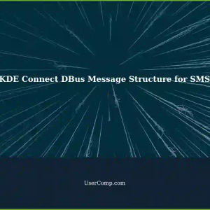 Fetching KDE Connect DBus Message Data Structure for SMS Messages