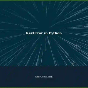 Extract Error Data: KeyError in Python - Tech Support