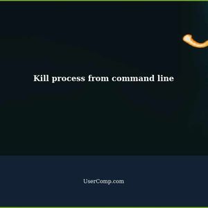 Kill process belonging to a different user from the command line