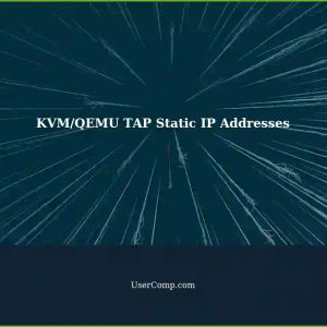 KVM/QEMU: Resolving Static IP Address Assignment Issues with TAP Devices
