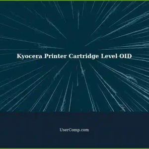 Kyocera TASKalfa 3051c: Cartridge Level OID Identification