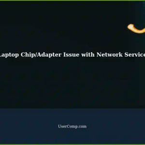 Laptop's Chip/Adapter Appears Broken After 300 Battery Cycles: Network Service Issue