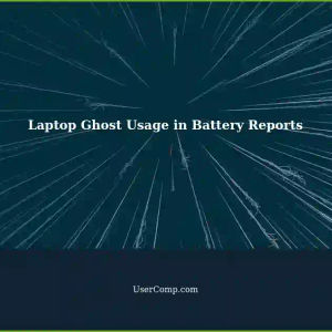 Wacky Battery Reports: Ghost Usage on Laptop?