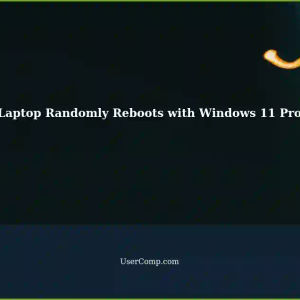 Troubleshooting Laptop Randomly Rebooting with Fresh Installed Windows 11 Pro