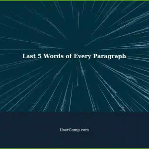 Regex: Extracting the Last 5 Words of Every Paragraph in Documents