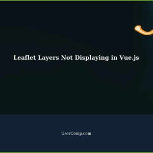 Leaflet Layers Not Displaying Immediately After Addition in Vue.js: A Troubleshooting Guide