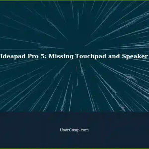 Lenovo Ideapad Pro 5: Touchpad and Speakers Not Working After Installing Windows - Missing Drivers