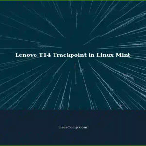 Lenovo T14 Trackpoint Always Functional in Linux Mint 21.3 Cinnamon Dual-Boot (Not Touchpad)