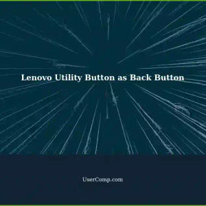 How to Make Lenovo Utility Button Behave Like a Normal Back Button on a Lenovo Wireless Mouse