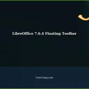 Creating a Floating Toolbar in LibreOffice 7.6.4: A Quick Guide