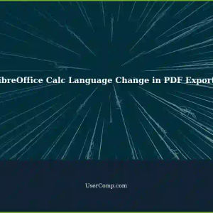 Changing Language in PDF Export with LibreOffice Calc: A Step-by-Step Guide