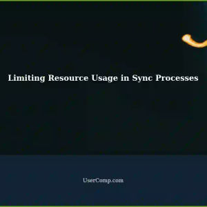 Limiting Resource Usage in Sync Processes for Off-Site Backups on Older Machines