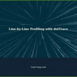Line-by-Line Profiling JetBrains dotTrace 2024.1: Getting Started