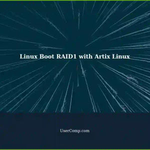 Linux Boot RAID1 with ESP/boot/grub and OS using btrfs raid1 in Artix Linux Custom Build