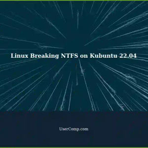 Linux Breaking NTFS Filesystems on Kubuntu 22.04 with Kernel 6.5.0-28