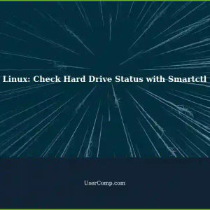 Check Hard Drive Status for Personal Photos in Linux: A Smartctl Guide