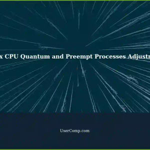 Adjust User CPU Quantum and Preempt Processes in Linux for NGINX and PostgreSQL