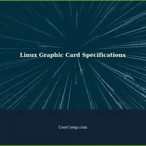 Linux: Display Hardware Specifications using Terminal Emulator - Graphic Cards
