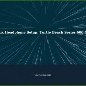 Making Linux Recognize Turtle Beach Headphones: A Step-by-Step Guide