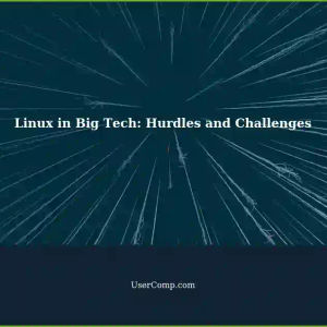 Encountering Hurdles with Linux OS in Big Tech Companies: An Extra Challenge?