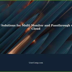 Linux or Hypervisor Solutions to Run Windows in VM with Multi Monitor and Passthrough Supporting Adobe Creative Cloud
