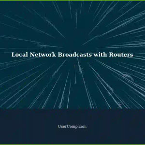 Sending Packet: Machine-to-Machine Local Network Broadcasts with Routers